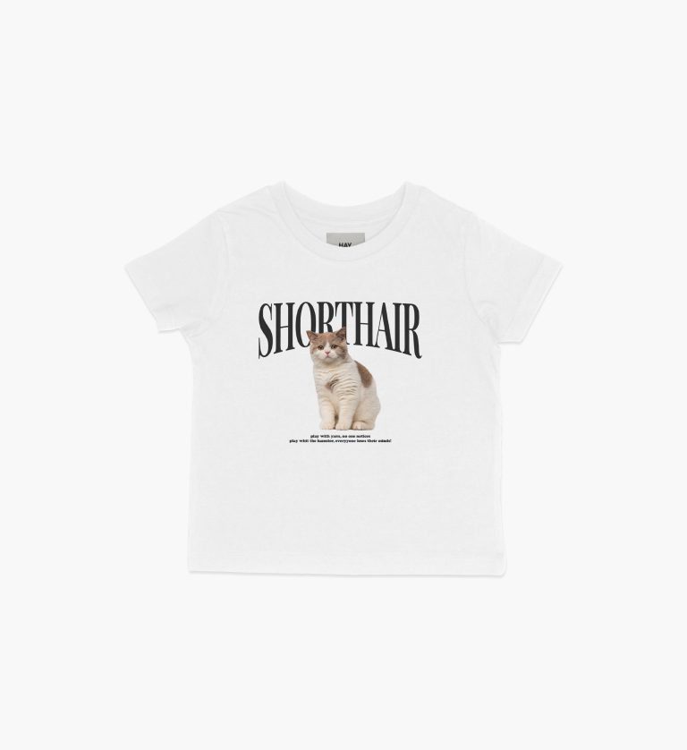 BABYTEE-shorthair - white