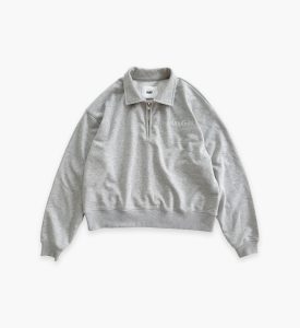 SWEATERZIP-Simplicite - gray