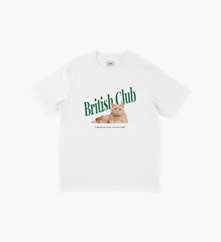 TSHIRT-British club - white