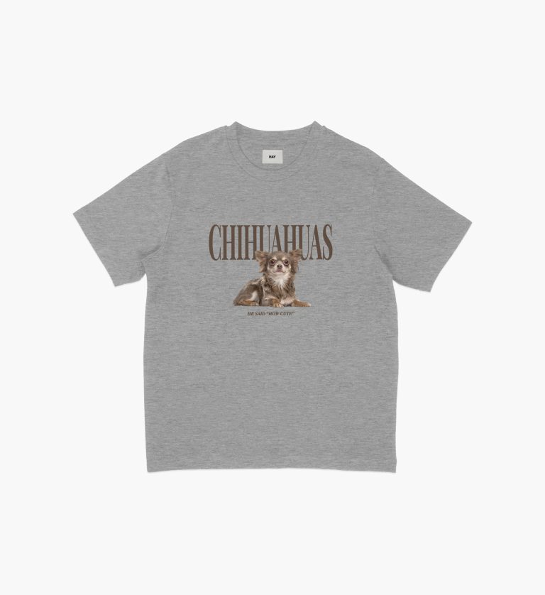 TSHIRT-Chihuahua - gray