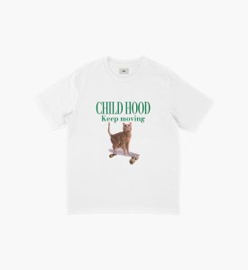 TSHIRT-Child hood - white